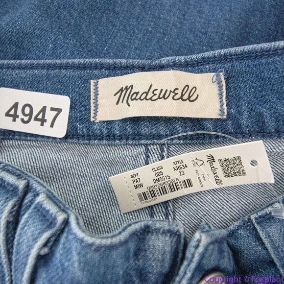 NEW Madewell Perfect Vintage Jean in Medium Indigo Wash: Seamed Edition, 23 - Picture 13 of 16